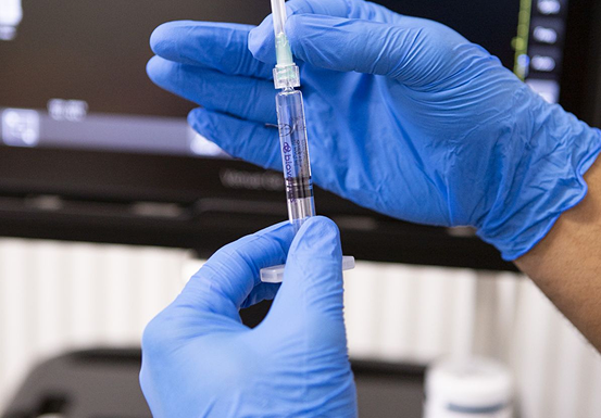 Hyaluronic acid injection therapy in Chester clinic
