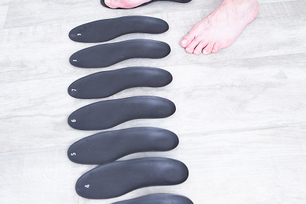 Customised insoles to reduce pain and improve posture