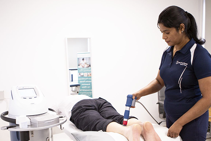 Shockwave treatment for long-term injury recovery