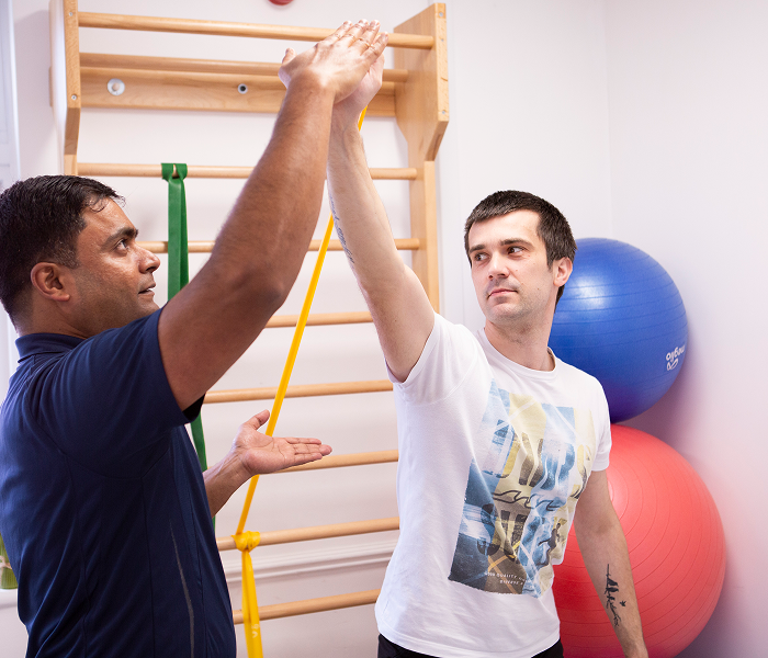 inside of Chester clinic physiotherapy treatment room