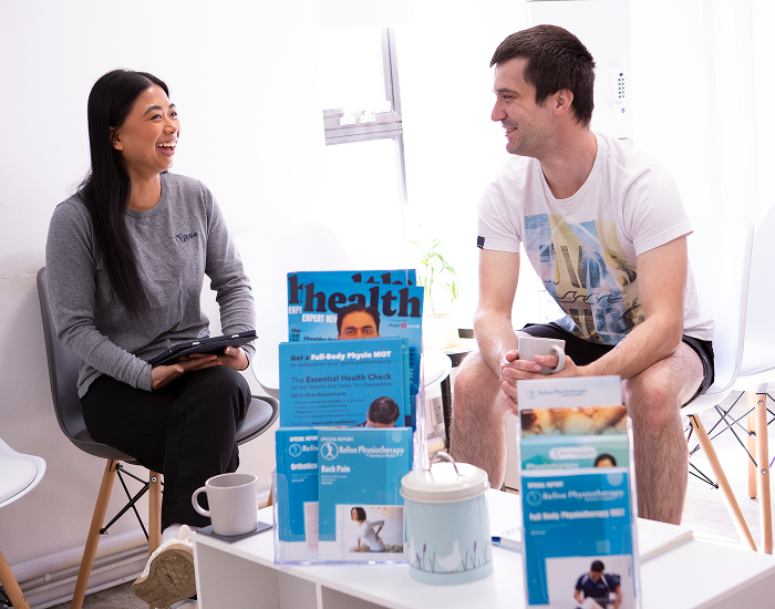 Knee pain from manual labour treated with physiotherapy in Chester